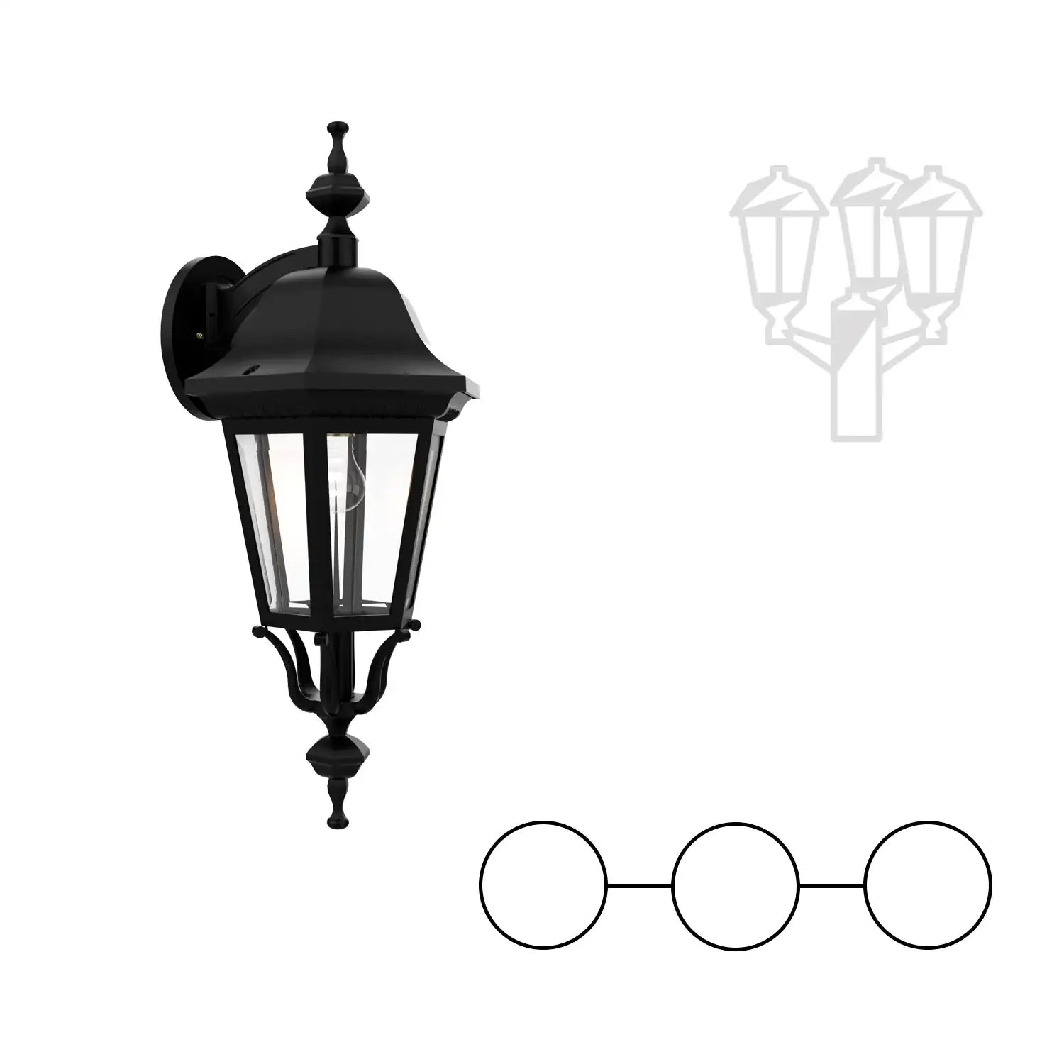 SNOC FLORENCE - TWO-HEAD MOUNT AND CENTER HEAD DOWN CLOSED BOTTOM FOR LARGE POST 33725 2A1 - Post