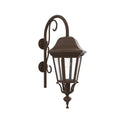 SNOC, FLORENCE - LARGE CLOSED BOTTOM CANE DOWN WALL MOUNT 33798, OUTDOOR WALL LIGHTS