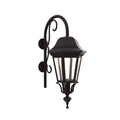 SNOC, FLORENCE - LARGE CLOSED BOTTOM CANE DOWN WALL MOUNT 33798, OUTDOOR WALL LIGHTS