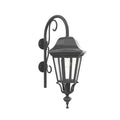 SNOC, FLORENCE - LARGE CLOSED BOTTOM CANE DOWN WALL MOUNT 33798, OUTDOOR WALL LIGHTS