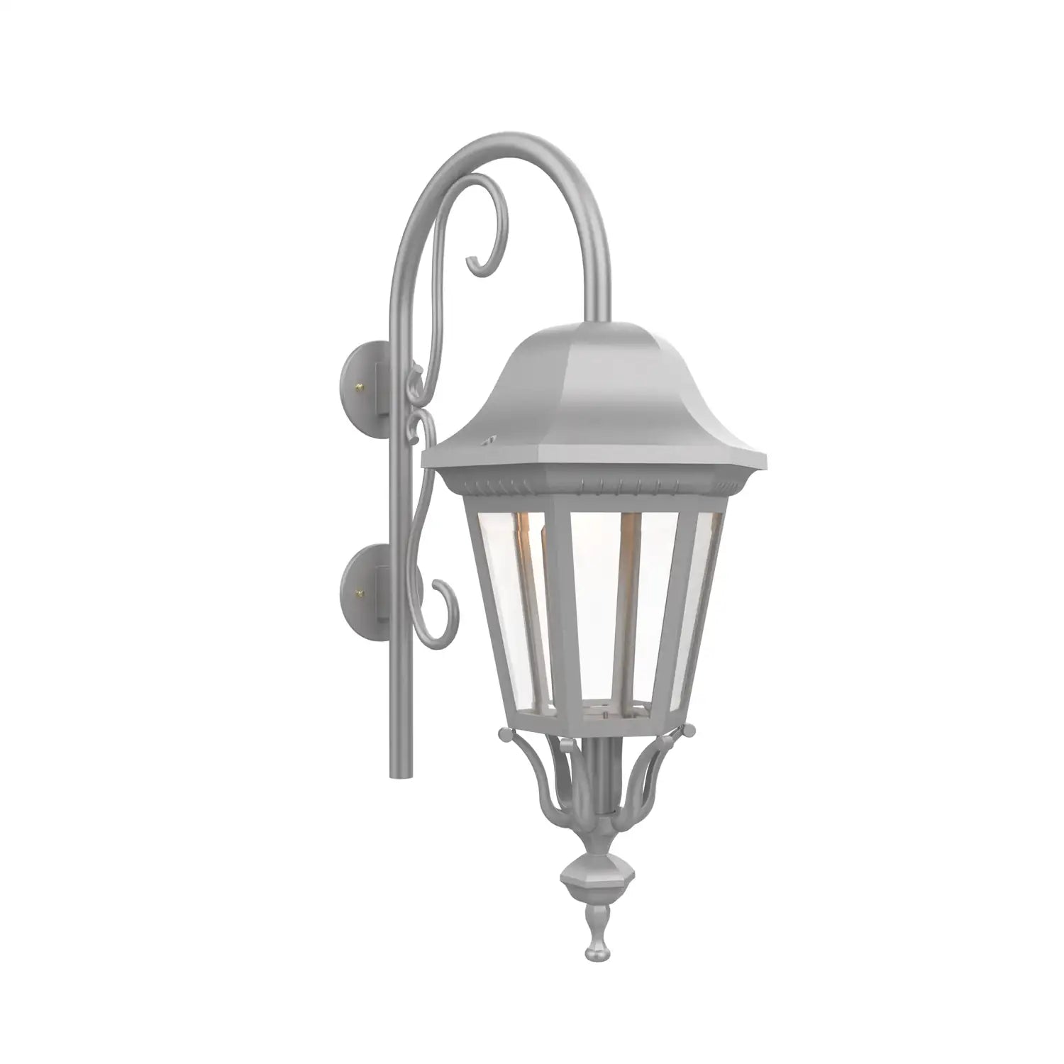 SNOC, FLORENCE - LARGE CLOSED BOTTOM CANE DOWN WALL MOUNT 33798, OUTDOOR WALL LIGHTS