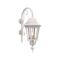 SNOC, FLORENCE - LARGE CLOSED BOTTOM CANE DOWN WALL MOUNT 33798, OUTDOOR WALL LIGHTS