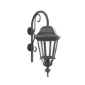 SNOC, FLORENCE - LARGE CLOSED BOTTOM CANE DOWN WALL MOUNT 33798, OUTDOOR WALL LIGHTS