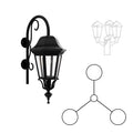 SNOC FLORENCE - THREE HEAD DOWN MOUNT WITH CLOSED BOTTOM CANE FOR LARGE POST 33798 3A - Post