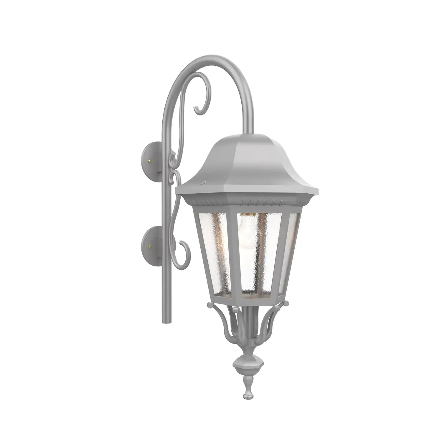 SNOC, FLORENCE - LARGE CLOSED BOTTOM CANE DOWN WALL MOUNT 33798, OUTDOOR WALL LIGHTS