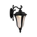 SNOC, MUNICH - WALL MOUNT DECORATIVE ARM DOWN CLOSED BOTTOM LARGE 34283, OUTDOOR WALL LIGHTS
