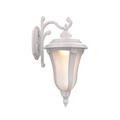 SNOC, MUNICH - WALL MOUNT DECORATIVE ARM DOWN CLOSED BOTTOM LARGE 34283, OUTDOOR WALL LIGHTS