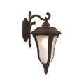 SNOC, MUNICH - WALL MOUNT DECORATIVE ARM DOWN CLOSED BOTTOM LARGE 34283, OUTDOOR WALL LIGHTS