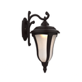 SNOC, MUNICH - WALL MOUNT DECORATIVE ARM DOWN CLOSED BOTTOM LARGE 34283, OUTDOOR WALL LIGHTS