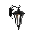 SNOC, MUNICH - WALL MOUNT DECORATIVE ARM DOWN CLOSED BOTTOM LARGE 34283, OUTDOOR WALL LIGHTS