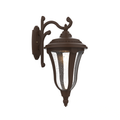 SNOC, MUNICH - WALL MOUNT DECORATIVE ARM DOWN CLOSED BOTTOM LARGE 34283, OUTDOOR WALL LIGHTS