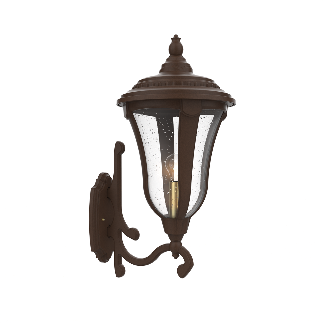 SNOC, MUNICH - WALL MOUNT DECORATIVE ARM UP LARGE 34287, OUTDOOR WALL LIGHTS