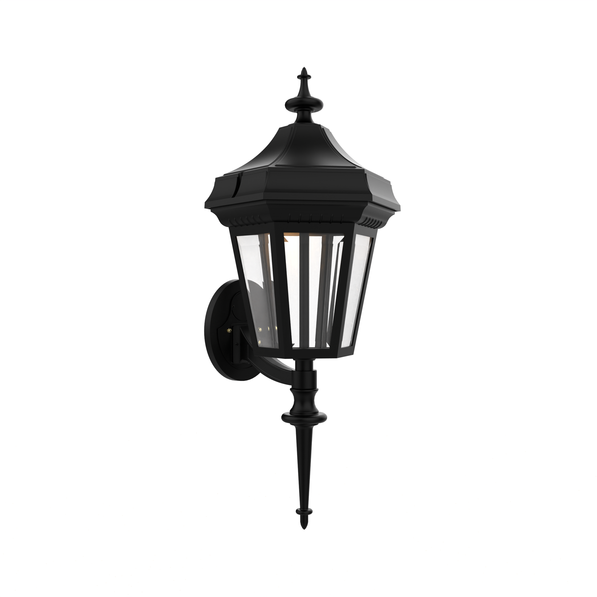 SNOC, OXFORD - WALL MOUNTED UPRIGHT WITH QUEEN ROD 34820, OUTDOOR WALL LIGHTS