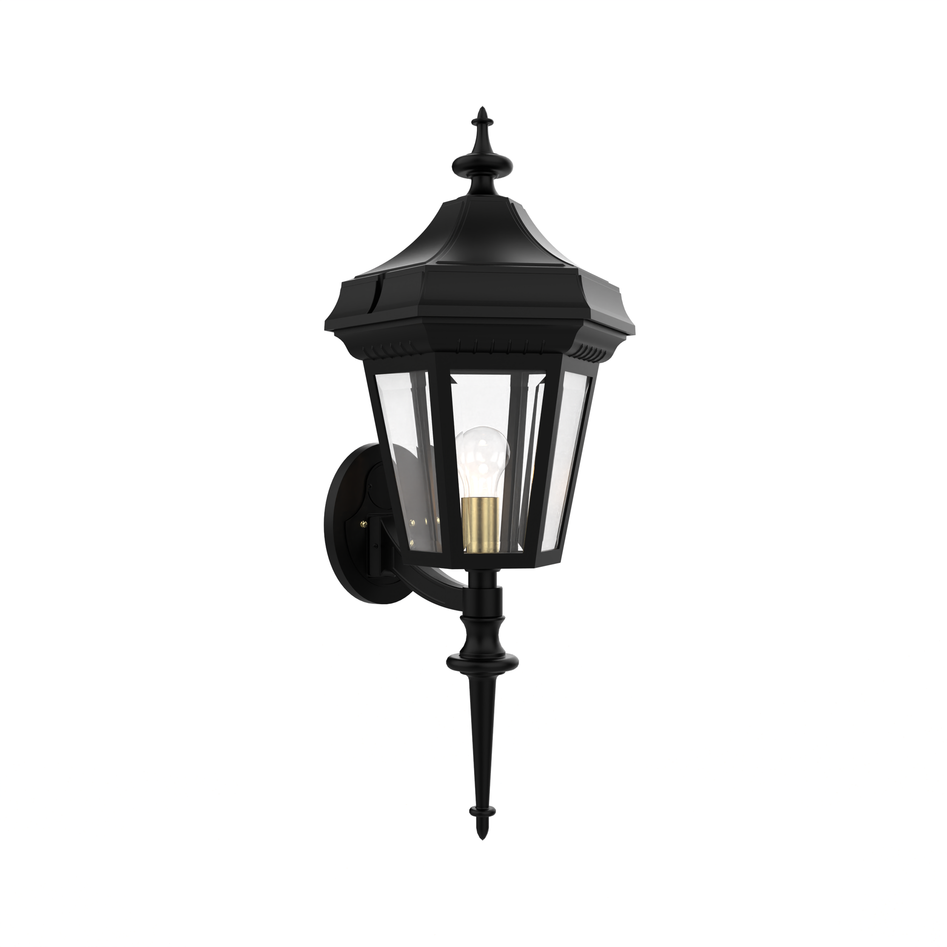 SNOC, OXFORD - WALL MOUNTED UPRIGHT WITH QUEEN ROD 34820, OUTDOOR WALL LIGHTS