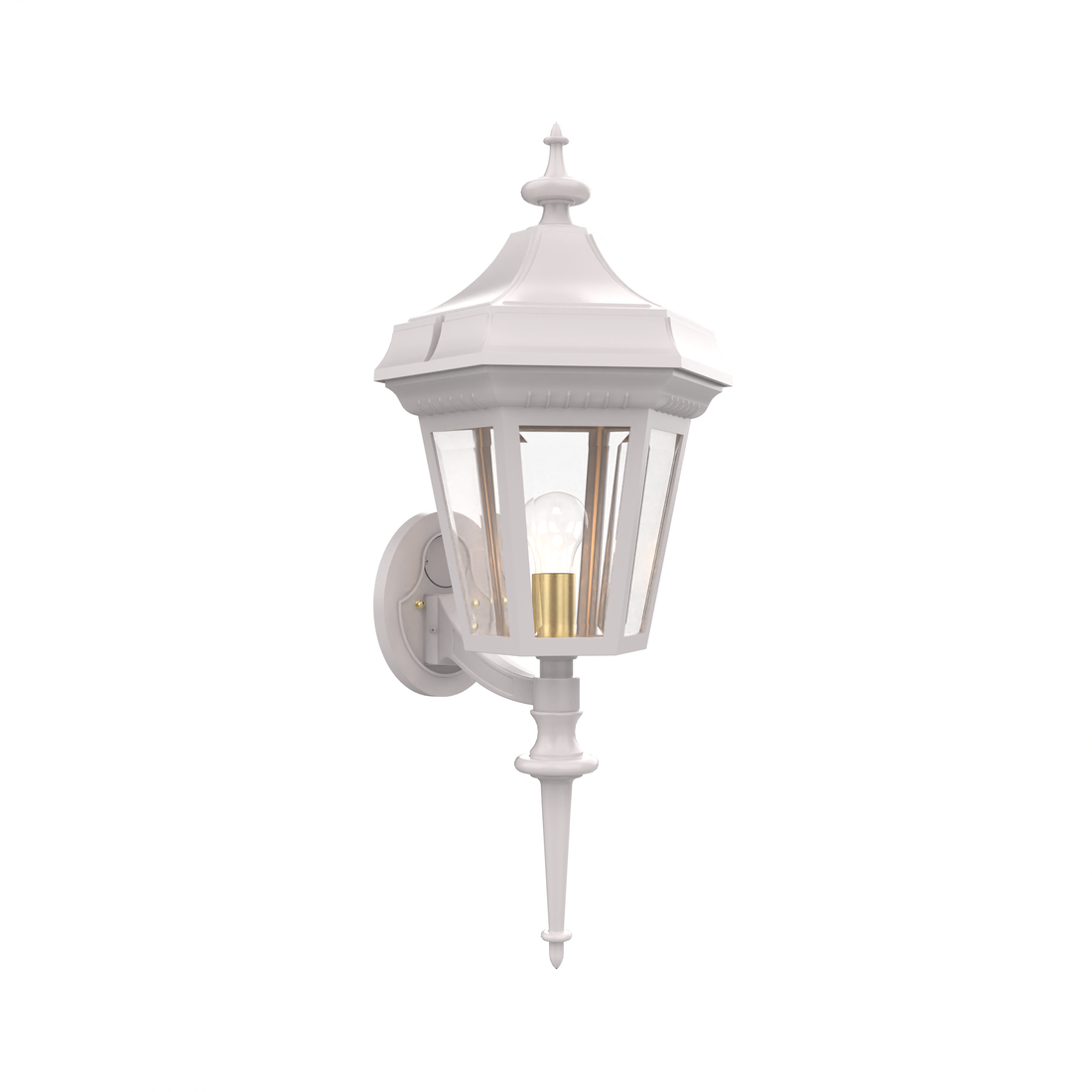 SNOC, OXFORD - WALL MOUNTED UPRIGHT WITH QUEEN ROD 34820, OUTDOOR WALL LIGHTS