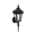 SNOC, OXFORD - WALL MOUNTED UPRIGHT WITH QUEEN ROD 34820, OUTDOOR WALL LIGHTS