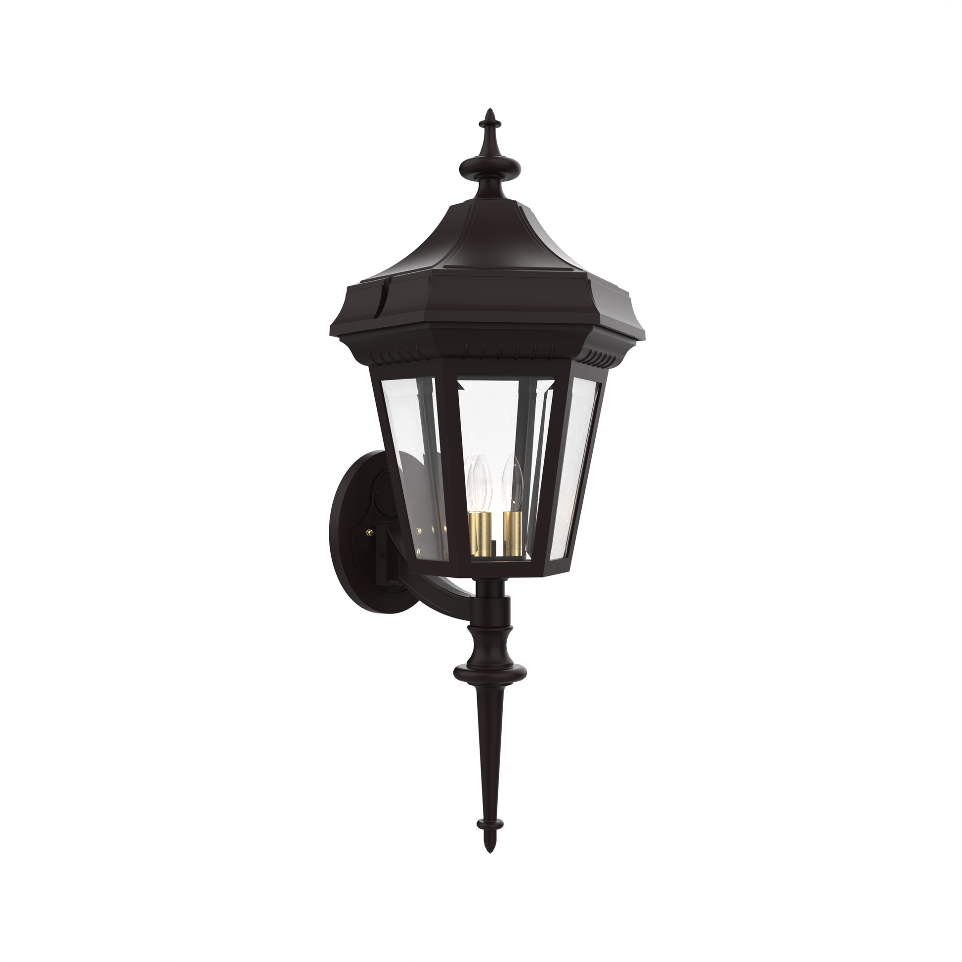 SNOC, OXFORD - WALL MOUNTED UPRIGHT WITH QUEEN ROD 34820, OUTDOOR WALL LIGHTS