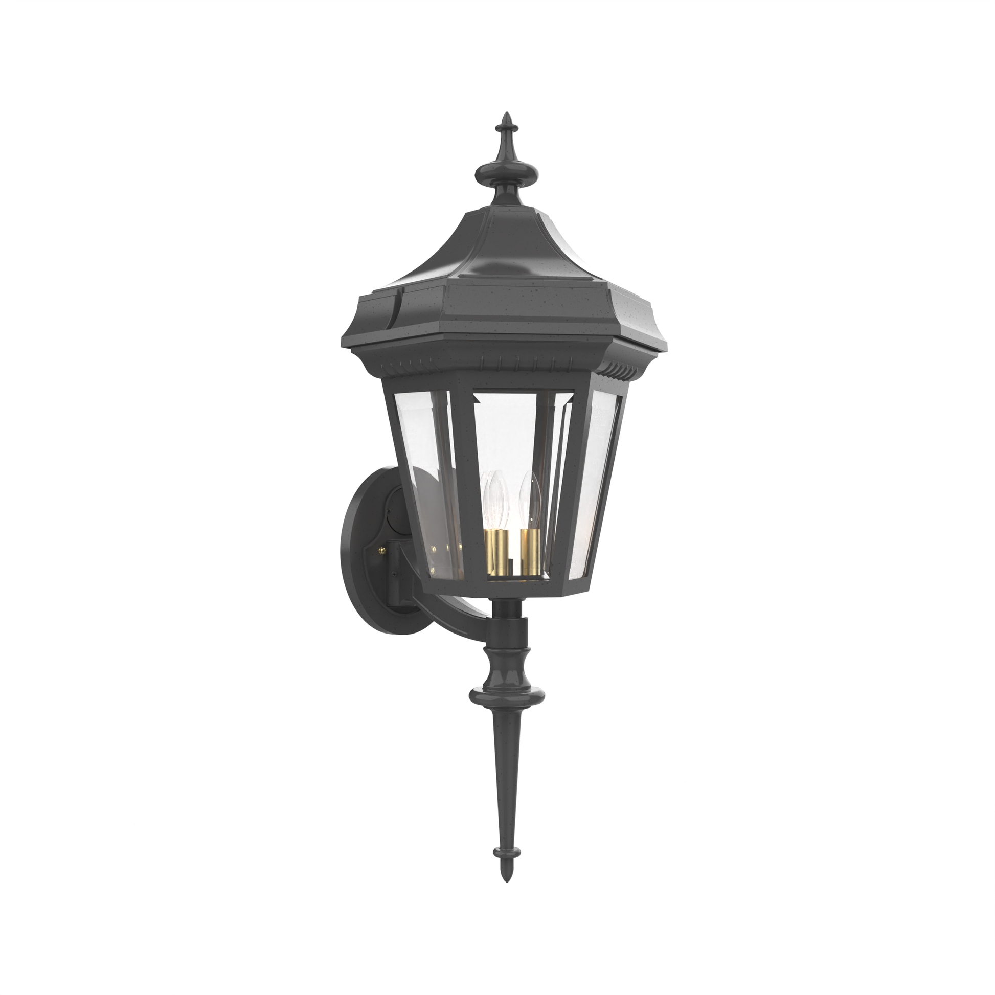 SNOC, OXFORD - WALL MOUNTED UPRIGHT WITH QUEEN ROD 34820, OUTDOOR WALL LIGHTS