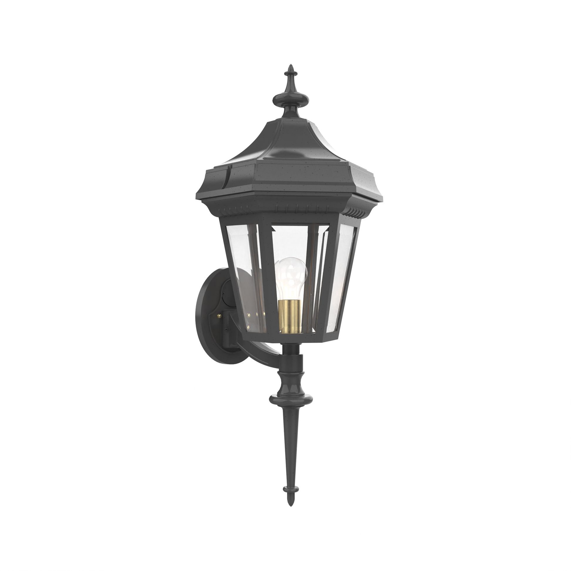 SNOC, OXFORD - WALL MOUNTED UPRIGHT WITH QUEEN ROD 34820, OUTDOOR WALL LIGHTS