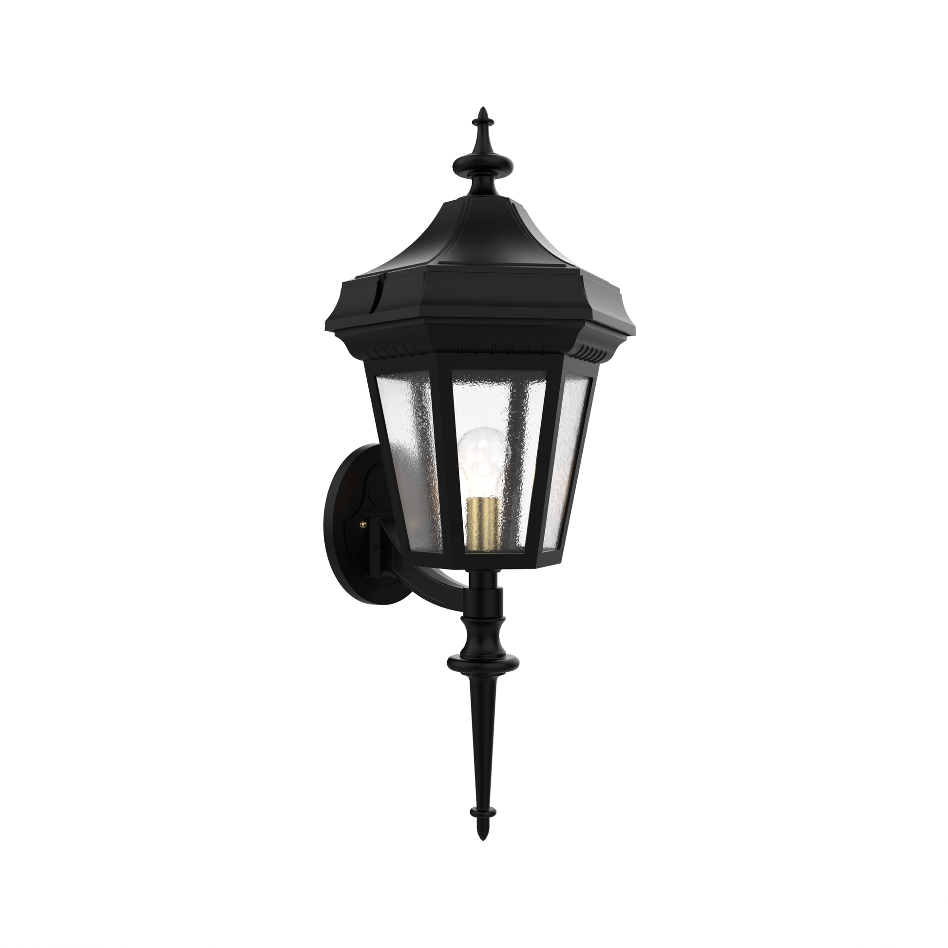 SNOC, OXFORD - WALL MOUNTED UPRIGHT WITH QUEEN ROD 34820, OUTDOOR WALL LIGHTS