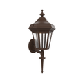 SNOC, OXFORD - WALL MOUNTED UPRIGHT WITH QUEEN ROD 34820, OUTDOOR WALL LIGHTS