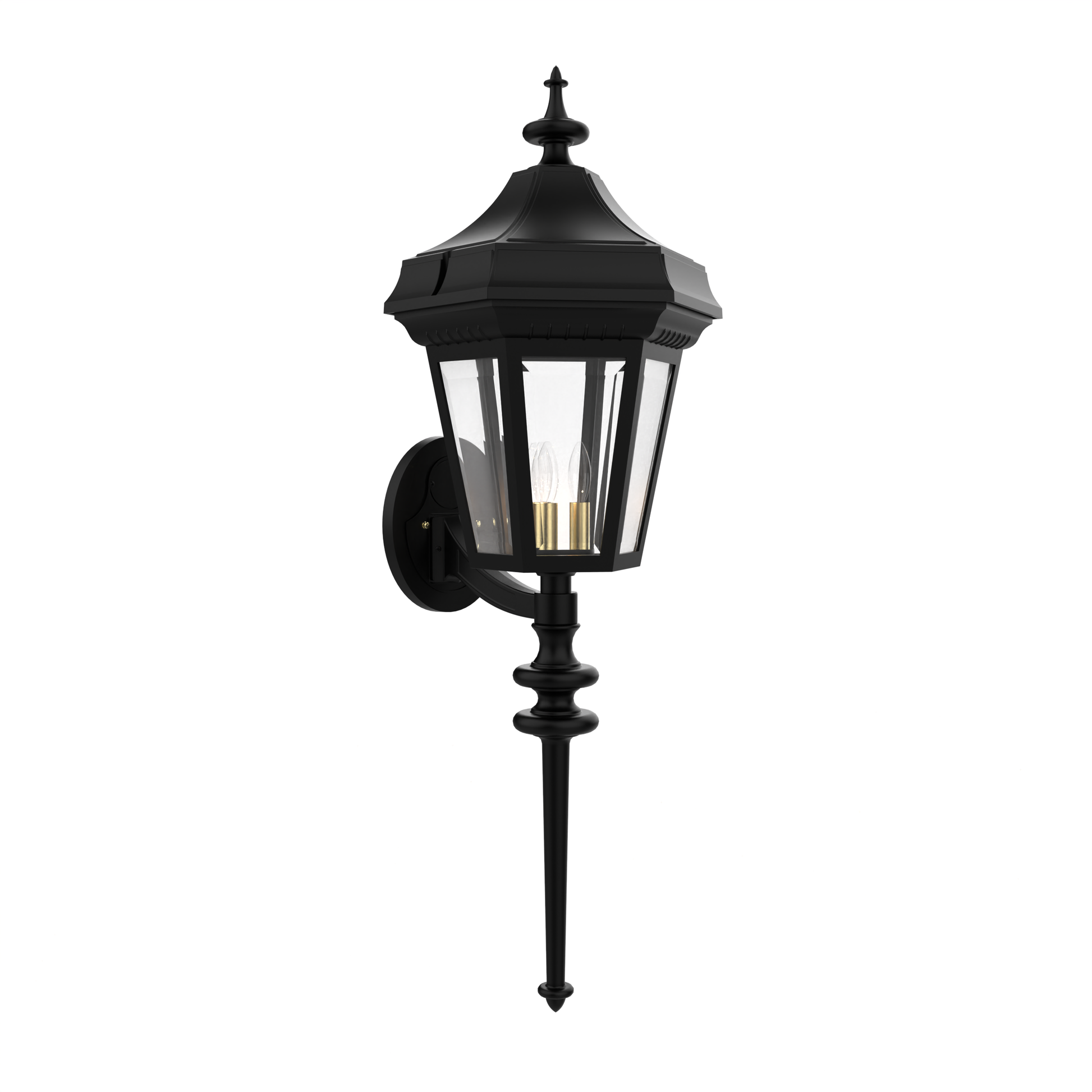 SNOC, OXFORD - WALL MOUNTED UPRIGHT WITH LONG STEM LARGE 34822, OUTDOOR WALL LIGHTS
