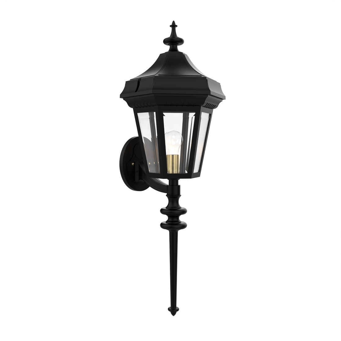 SNOC, OXFORD - WALL MOUNTED UPRIGHT WITH LONG STEM LARGE 34822, OUTDOOR WALL LIGHTS
