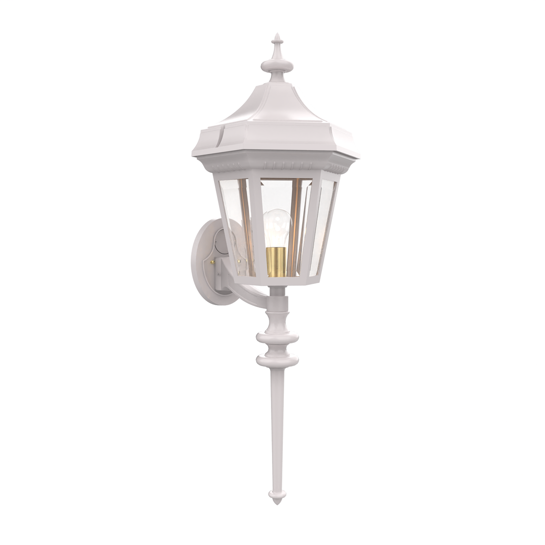 SNOC, OXFORD - WALL MOUNTED UPRIGHT WITH LONG STEM LARGE 34822, OUTDOOR WALL LIGHTS