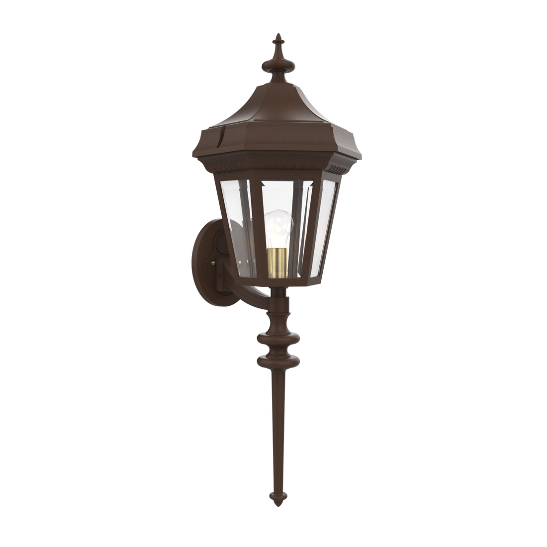 SNOC, OXFORD - WALL MOUNTED UPRIGHT WITH LONG STEM LARGE 34822, OUTDOOR WALL LIGHTS