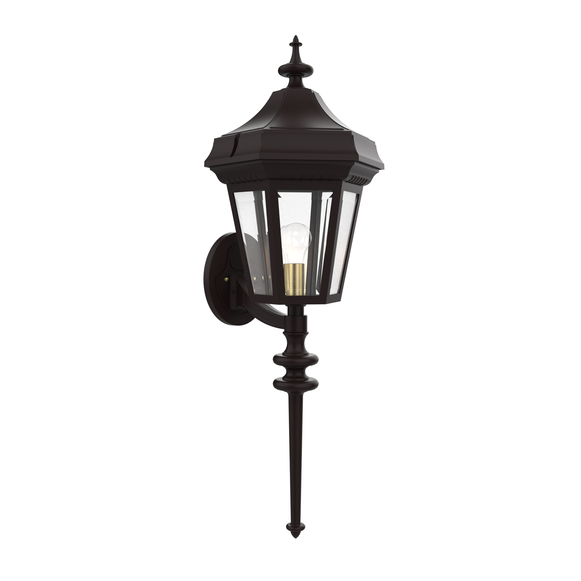 SNOC, OXFORD - WALL MOUNTED UPRIGHT WITH LONG STEM LARGE 34822, OUTDOOR WALL LIGHTS
