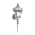 SNOC, OXFORD - WALL MOUNTED UPRIGHT WITH LONG STEM LARGE 34822, OUTDOOR WALL LIGHTS