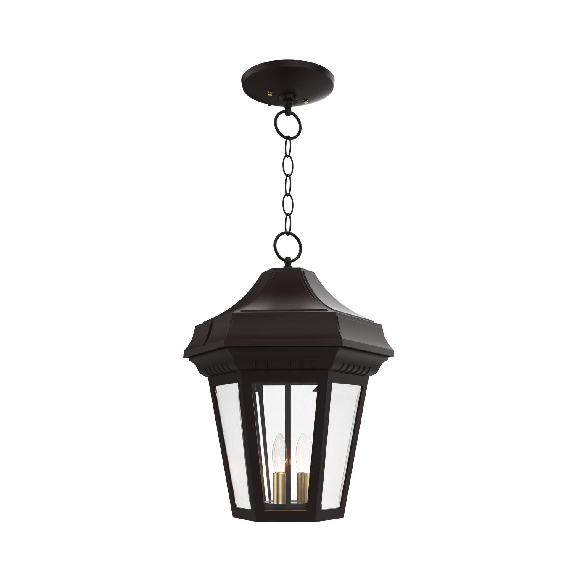 SNOC OXFORD LARGE OPEN BOTTOM CHAIN CEILING MOUNT 34850 - Ceiling