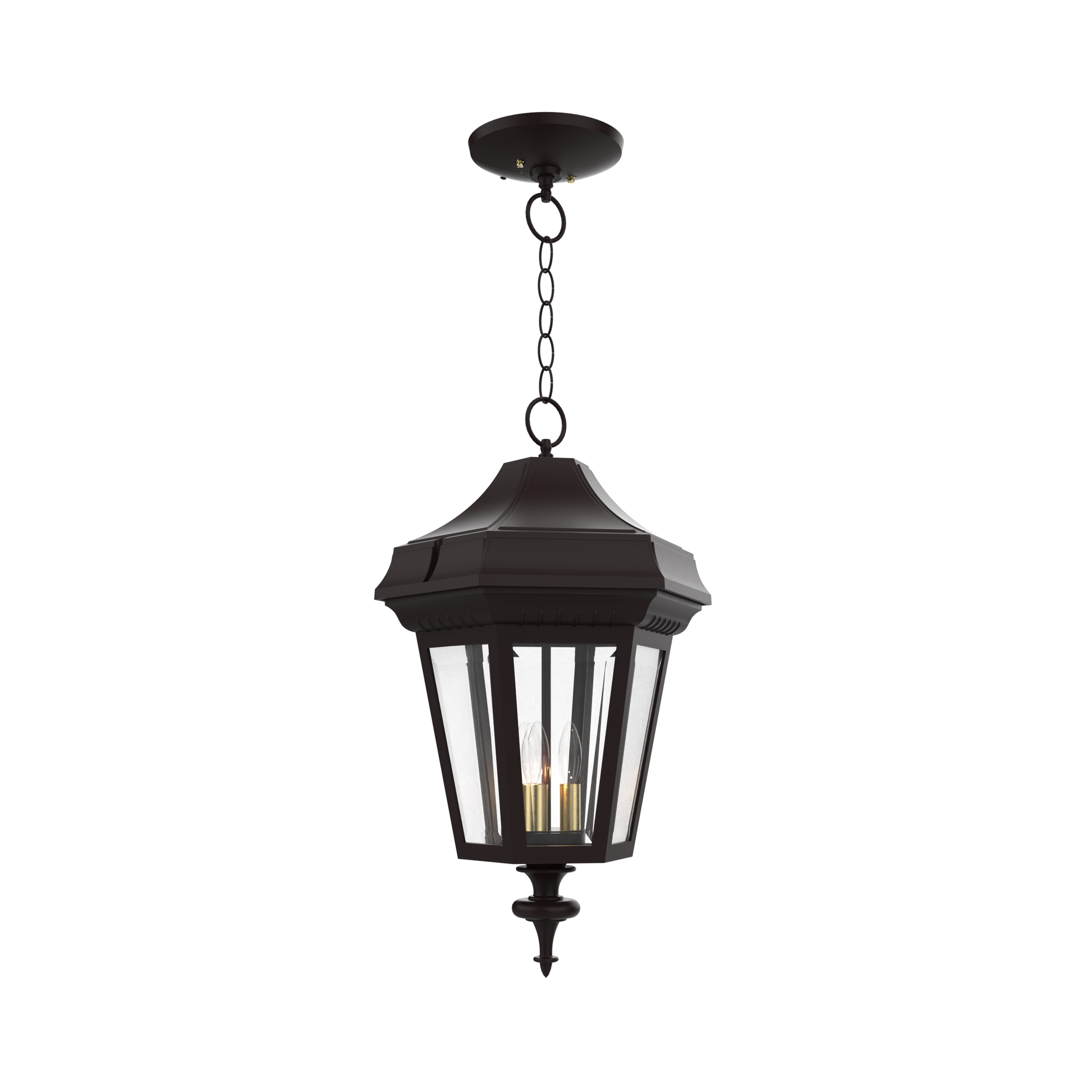 SNOC, OXFORD - LARGE CLOSED BOTTOM CHAIN CEILING MOUNT 34855, OUTDOOR CEILING LIGHT