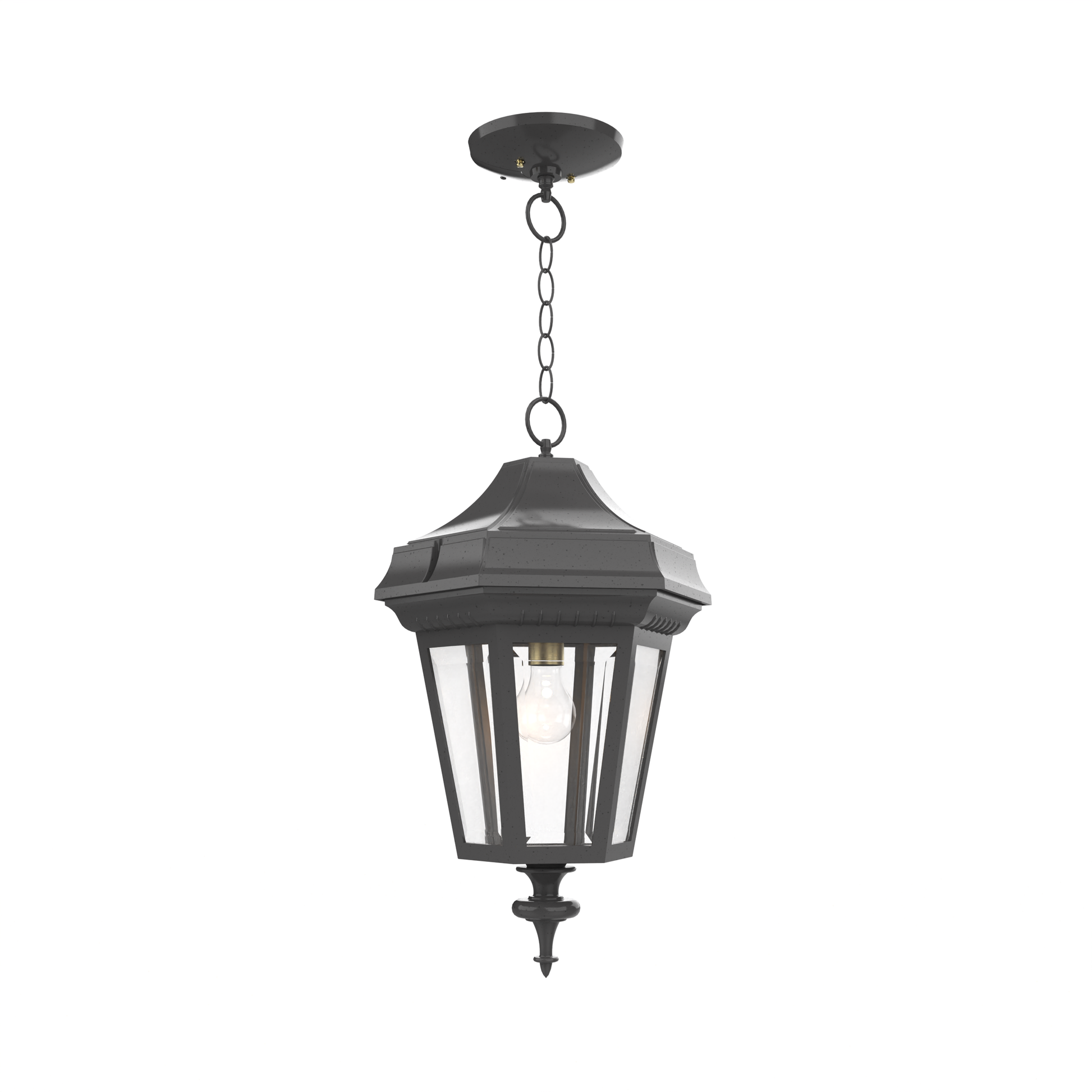 SNOC, OXFORD - LARGE CLOSED BOTTOM CHAIN CEILING MOUNT 34855, OUTDOOR CEILING LIGHT