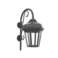 SNOC, OXFORD LARGE OPEN BOTTOM CANE WALL MOUNT DOWN 34893, OUTDOOR WALL LIGHTS