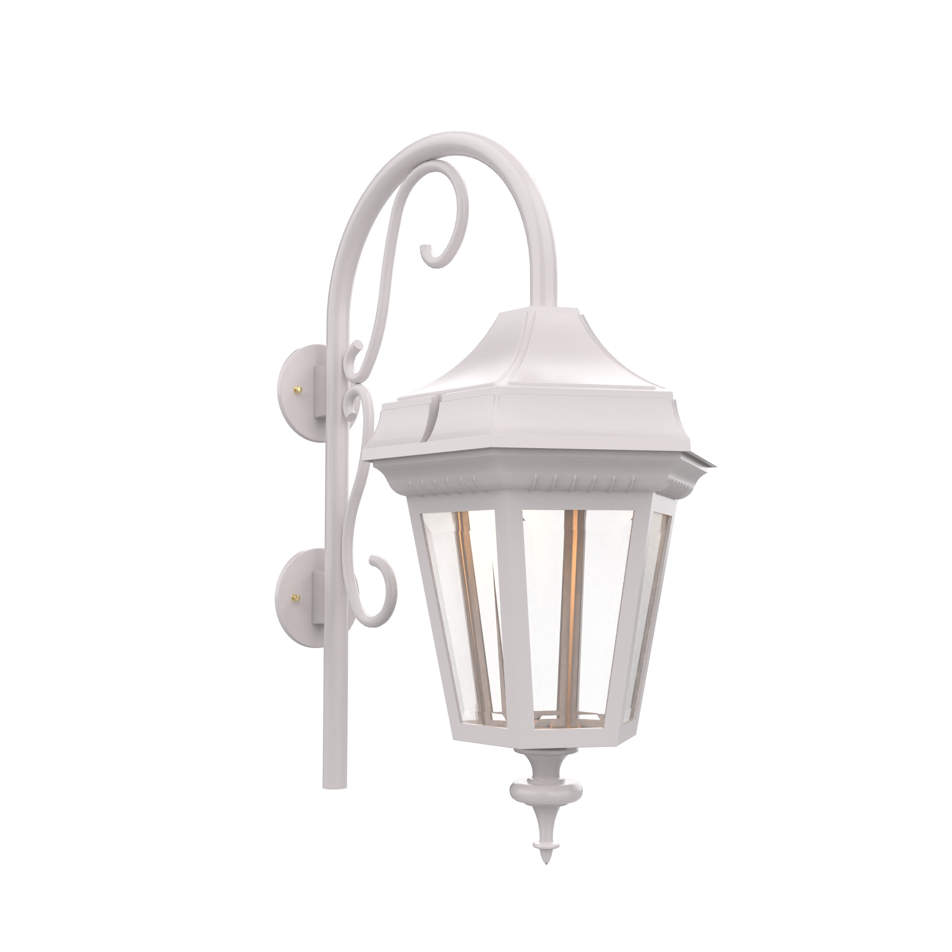 SNOC, OXFORD - LARGE CLOSED BOTTOM CANE WALL MOUNT DOWN 34898, OUTDOOR WALL LIGHTS