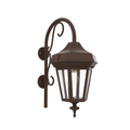 SNOC, OXFORD - LARGE CLOSED BOTTOM CANE WALL MOUNT DOWN 34898, OUTDOOR WALL LIGHTS