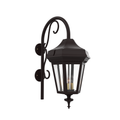 SNOC, OXFORD - LARGE CLOSED BOTTOM CANE WALL MOUNT DOWN 34898, OUTDOOR WALL LIGHTS