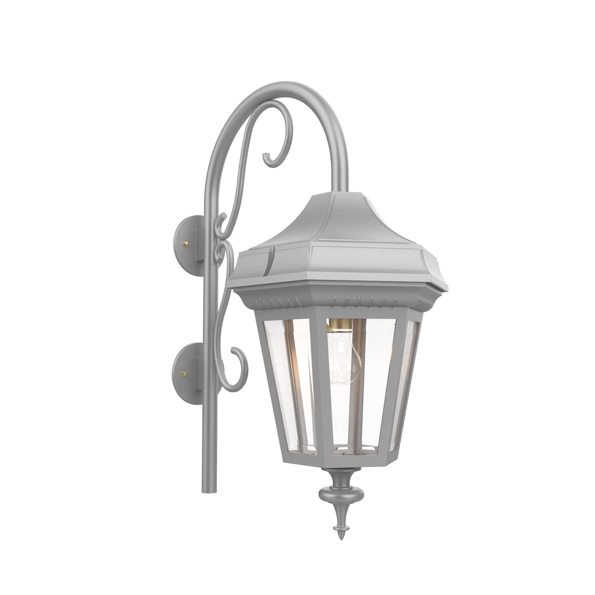 SNOC, OXFORD - LARGE CLOSED BOTTOM CANE WALL MOUNT DOWN 34898, OUTDOOR WALL LIGHTS