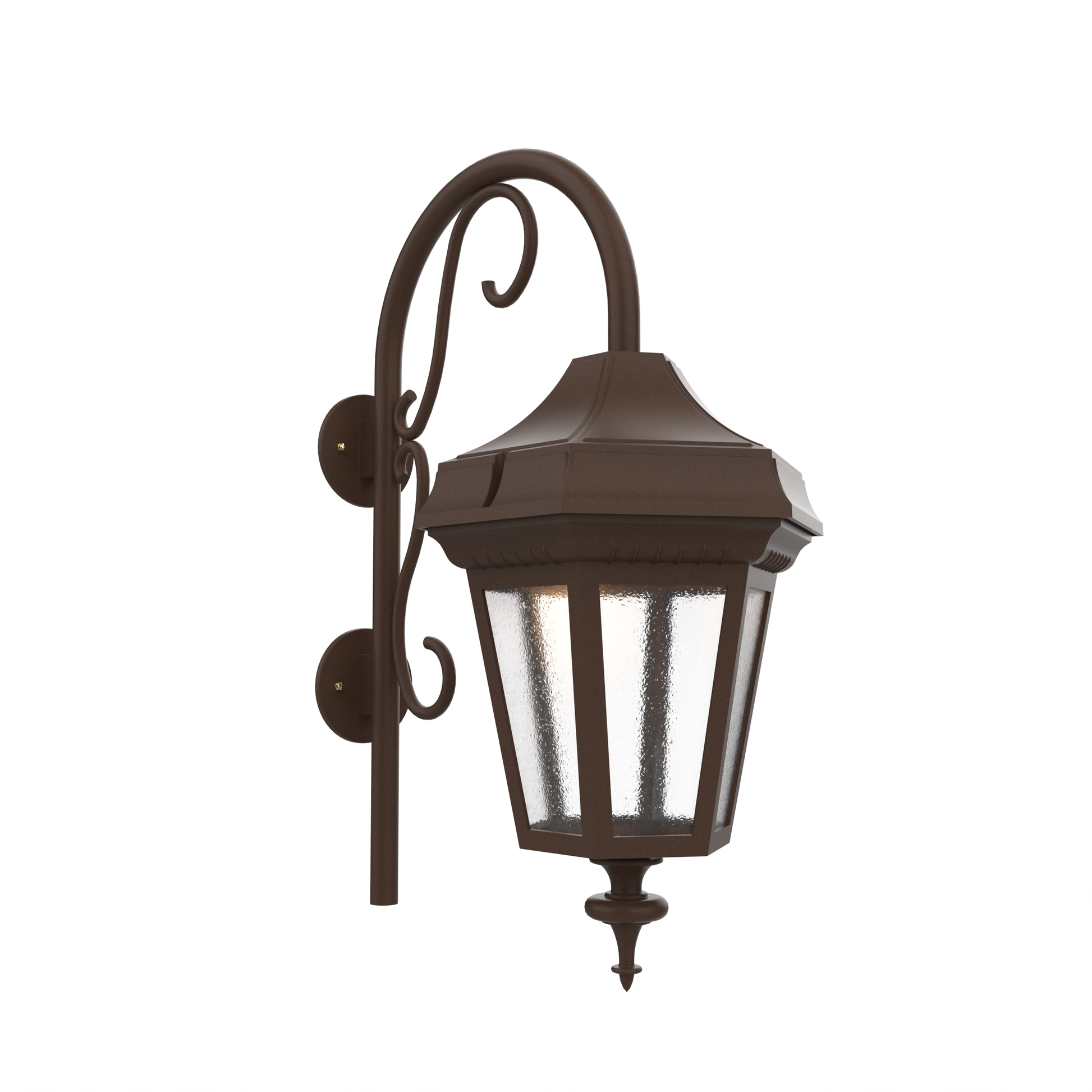 SNOC, OXFORD - LARGE CLOSED BOTTOM CANE WALL MOUNT DOWN 34898, OUTDOOR WALL LIGHTS