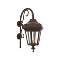 SNOC, OXFORD - LARGE CLOSED BOTTOM CANE WALL MOUNT DOWN 34898, OUTDOOR WALL LIGHTS