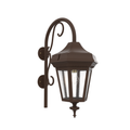 SNOC, OXFORD - LARGE CLOSED BOTTOM CANE WALL MOUNT DOWN 34898, OUTDOOR WALL LIGHTS
