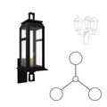 SNOC 65E SERIES - 3 HEAD UP MOUNT FOR LARGE POST 36602 3A - Post