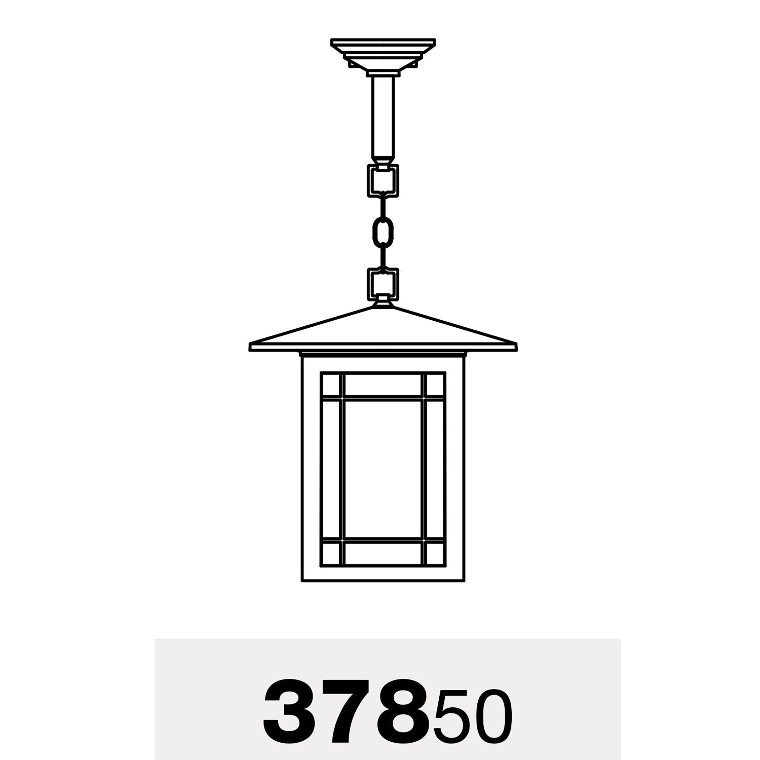 SNOC, ARLINGTON - CEILING MOUNT WITH CHAIN OPEN BOTTOM LARGE 37850, OUTDOOR CEILING LIGHT