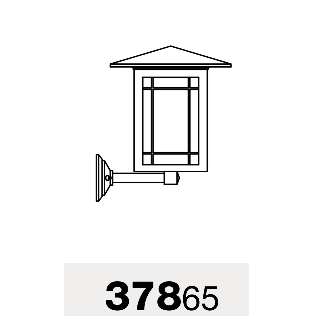 SNOC ARLINGTON - LARGE UPRIGHT WALL MOUNT 37865 - Wall