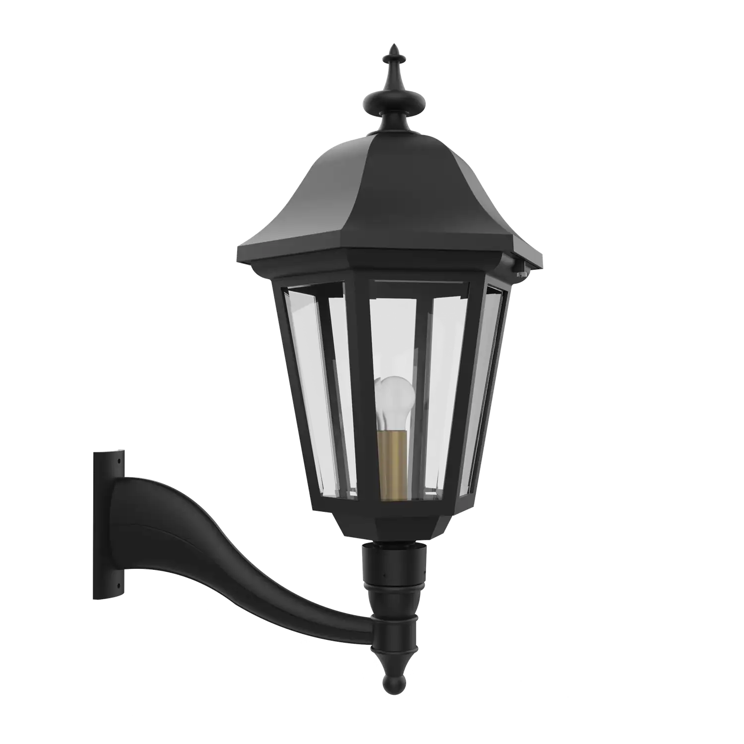 SNOC, MANOR - KING UP WALL MOUNT 41224, OUTDOOR WALL LIGHTS