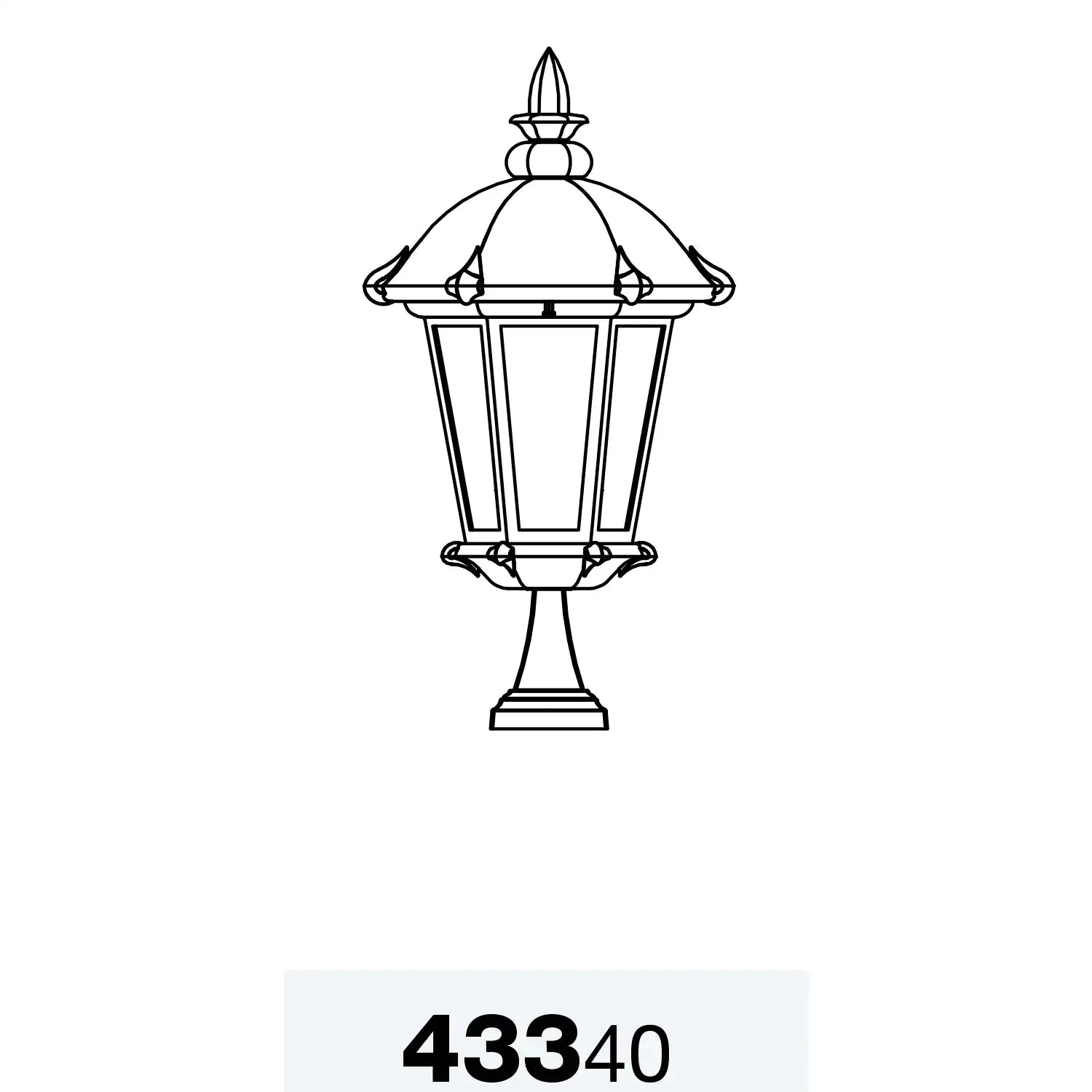 SNOC MONTPELLIER - EXTRA LARGE PEDESTAL MOUNT 43340 - Post