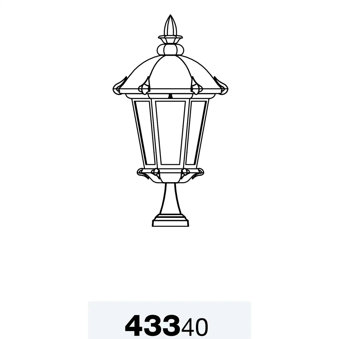 SNOC MONTPELLIER - EXTRA LARGE PEDESTAL MOUNT 43340 - Post
