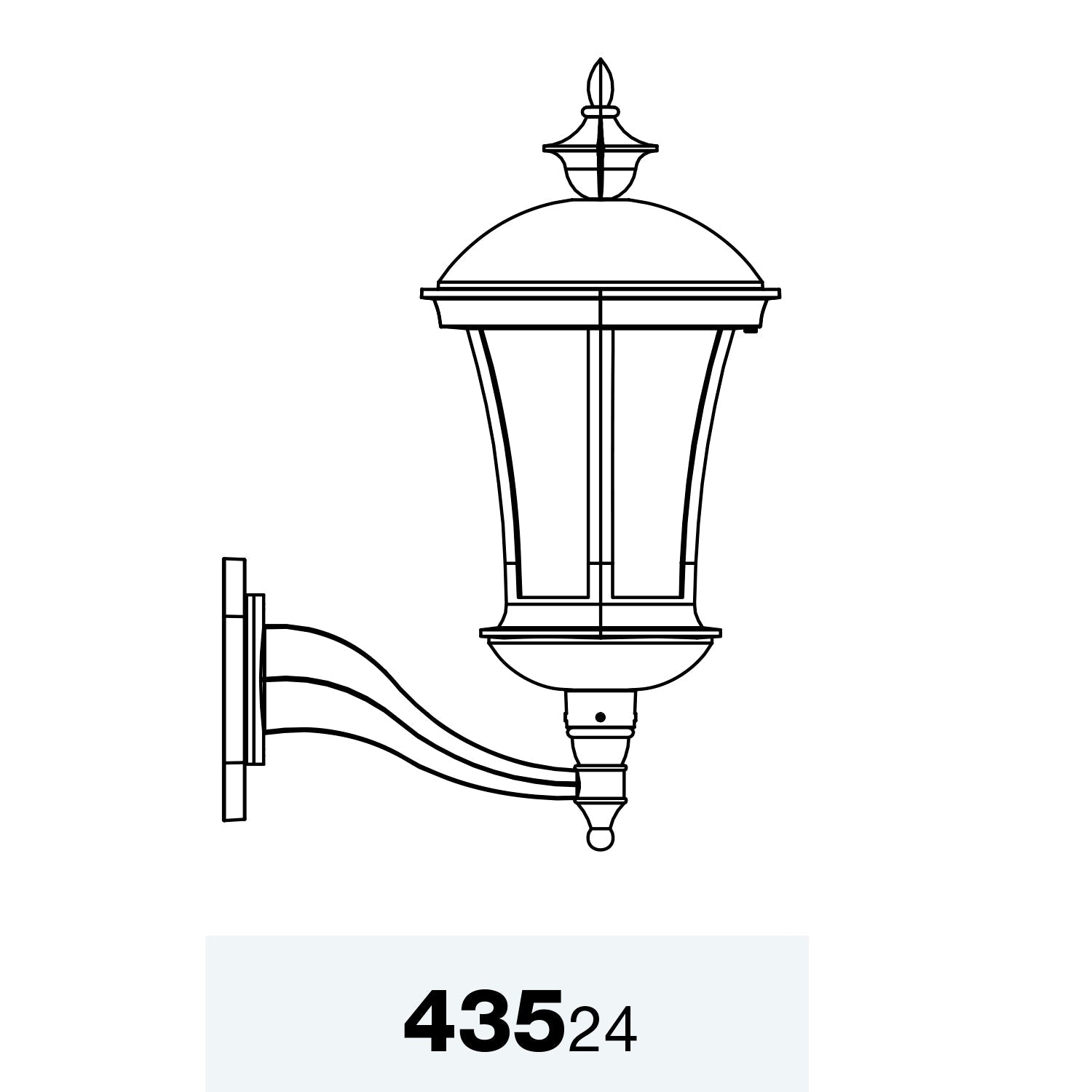 SNOC WESTMINSTER - EXTRA LARGE TOP MOUNT 43524 - Wall