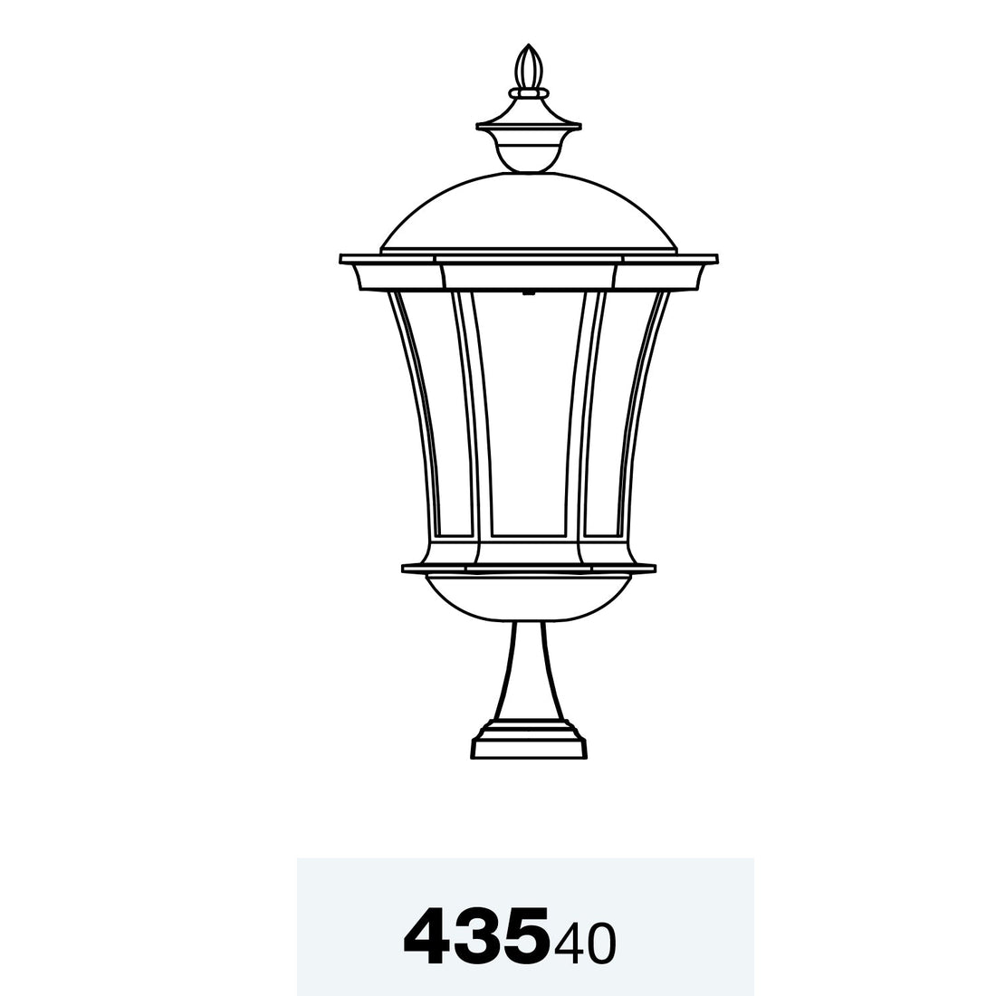 SNOC WESTMINSTER - EXTRA LARGE PEDESTAL MOUNT 43540 - Post